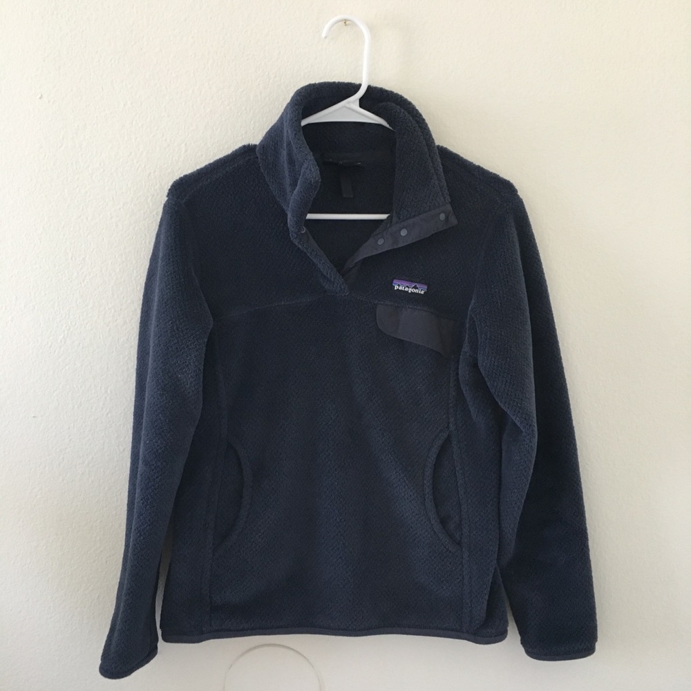Patagonia half zip pull over - Navy